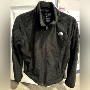 Black north face jacket in size small
